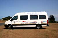 Image of an Airport Shuttle Bus vehicle